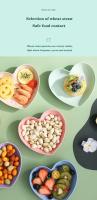Plato En Forma De Corazón De Plástico Para Comida Pequeña O Frutas Apto Para Uso Doméstico Y Camping Dishware - details 7
