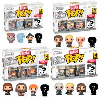Funko Pack  16 Bitty Pop  Bittys Funko  Pop  (4 pack 4 ) Harry Potter  Hermione Granger Ron Weasley Albus Dumbledore DRaco Malfoy Dobby Bellatrix Vodemort Dobby Hagrid  Funko Pop Harry  Potter - details 2