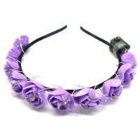 Diadema LED Para Niñas Diadema De Flores Brillante Para Boda Cumpleaños Fiesta Luminosa Regalo De Fiesta De Novia Corona Neón - details 5