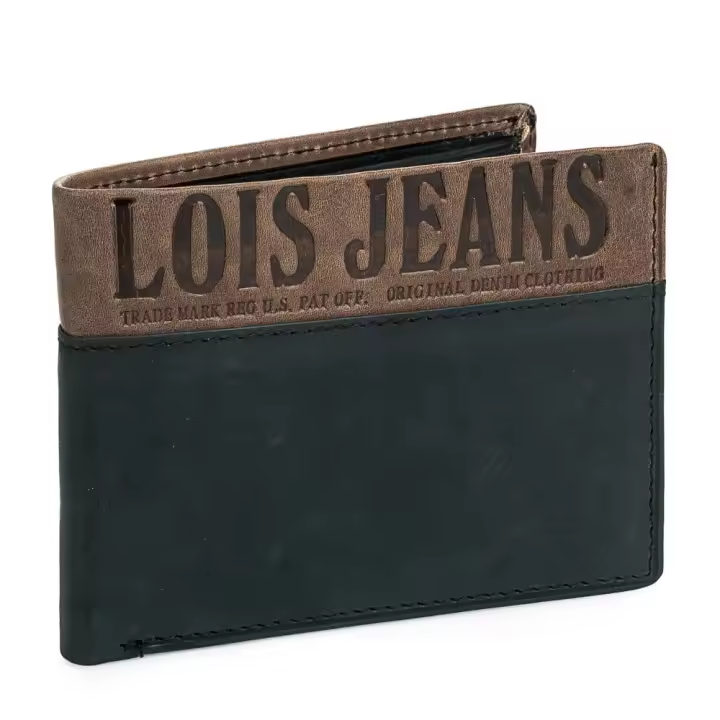 Cartera Billetero Lois Owens Negro - Compartimento para Billetes - 1