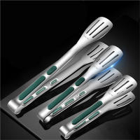 Pinzas De Alimentos Antideslizantes De Acero Inoxidable Para Barbacoa Hervir Salada Y Pan Herramientas De Cocina Accesorios De Buffet - details 2