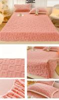 Sábana De Algodón Poliéster Ultra Suave Y Gruesa Resistente a Manchas Para Cama Sala De Estar Dormitorio Decoración De Piso - details 1