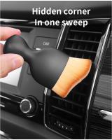 2 Pcs Cepillo Suave Para Limpieza De Interior De Coche Herramienta De Limpieza Para Teclado Y Espacios Estrechos - details 3