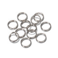 50pcs Anillo Circular De Metal Para Colgantes DIY Accesorios De Joyería De Clavija De Llave Con Diámetro De 6/8/10/12mm Unisex - details 0