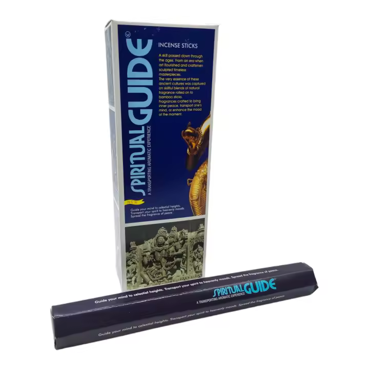 Padmini Incienso Spiritual Guide Hexagonal Caja Azul - Set de 6 cajitas hexagonales con 20 Varillas c/u. - 1