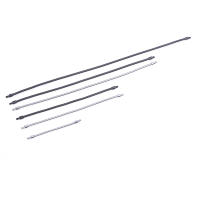 Tubo De Serpiente Flexible M4 Negro Y Plateado Con Dientes Externos Para Micrófono Accesorio De Posicionamiento De Micrófono - details 7