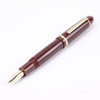 Pluma Fuente JinHao X159 De Acrílico Negro Con Clip De Metal Punta Fina 0.5mm Para Oficina Y Escuela Regalo De Papelería - details 18