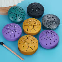 Mini Tambor De Lengüeta De Acero Portátil De 3 Pulgadas Con 6 Notas Para Yoga Meditación Gimnasio Hogar Instrumento De Percusión Para Adultos - details 2