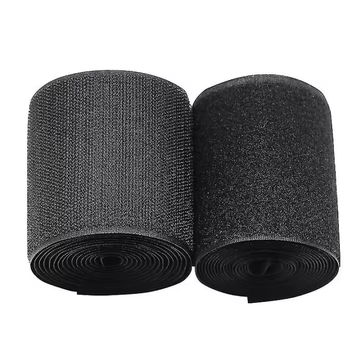 Extra Grande (10cm * 2M), Pour Coudre Les Rayures Sur Le Tatsu, Ruban Adhsif En Nylon Noir Non Adhsif Pour La Gestion Des Cbles, L - 1