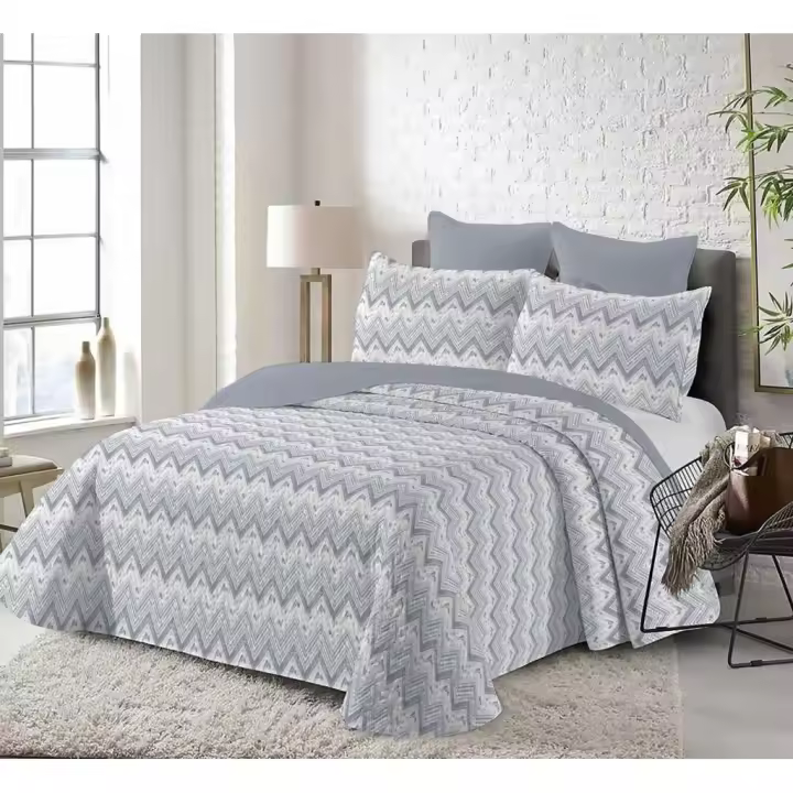 Colcha Estampado y Funda de Cojín en Microfibra para Cama 90,105,135,150 - 1
