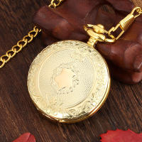 Reloj De Bolsillo Cuarzo De Cuarzo Dorado Plateado Negro Bronce Para Hombres Y Mujeres Collar Steampunk De Amigos - details 3