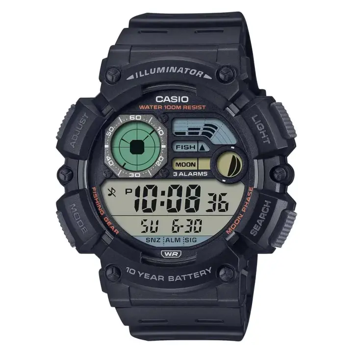 Casio Reloj Ws-1500h-1avef Negro Hombre - 1
