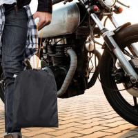 Cubierta De Motocicleta 210D Impermeable Y Antiviento Con Cierres Para Bicicleta Scooter Cubierta De Lluvia Motocross Universal Protección Al Aire Libre - details 1