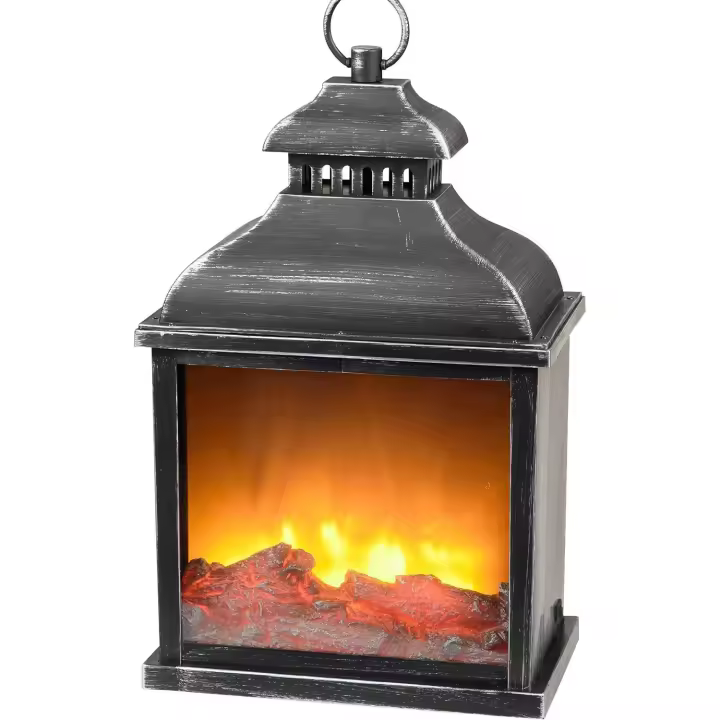 Bathería LED Interior de Chimenea sin ventilador con efecto de llama 3D-Chimenea de Fuego con temporizador Function-5x15x38 cm - 1