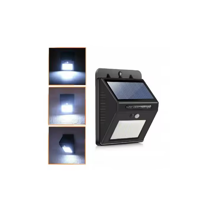 LED7 - Aplique Solar Alpha con Sensor LED 20W Luz Blanca - Aplique de Pared, Alta Eficiencia, Iluminación, Luz Interior, Luz Exterior, Luz Fría, Decoración, Ofertas de iluminación Herramientas, Tecnología de Iluminación, Electrónica, Electricidad, foco - 1