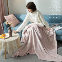 Manta De Peluche Coral Con Capucha Estilo Japonés Para Adultos Y Niños Manta Suave Y Cálida Para El Invierno Uso En Casa Viajes Picnics - details 2