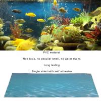 Papel De Parede Para Acuario Decoración De Pared Con Patrón Marítimo 3D Adhesivo PVC Estilo De Peces Para Decoración De Acuarios - details 6