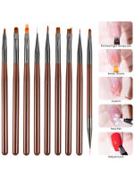 Juego De Pinceles Para Uñas UV Gel Pincel De Dibujo Para Acrylic Pincel De Ojos Juego De Herramientas De Pintura Para Diseño De Uñas Con Mostrador De Tamaño De Puntas - details 5