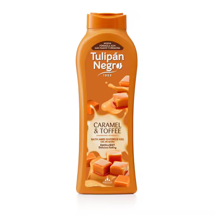 Gel de Baño Tulipán Negro Caramel Cream Toffee Delicioso para una Experiencia de Baño Dulce y Agradable - 1