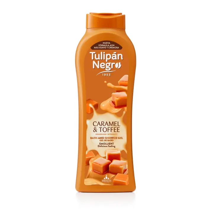 Gel de Baño Tulipán Negro Caramel Cream Toffee Delicioso para una Experiencia de Baño Dulce y Agradable - 1