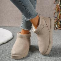 Botas De Pies Descansados De Corduroy Para Mujer Invierno 2024 Comodidad No Esmeriladas Antideslizantes Cordura Suela De Goma - details 19