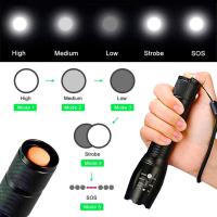 TÁCTIL LED T6 XML DE 1200LM Interior De Mano | Cargador y Stack Recargable 18650 - details 2
