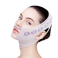 Máscara De Levantamiento Facial V Transpirable Reductor De Doble Mentón Bandaje Antiarrugas Para Forma De Rostro V-Line - details 7