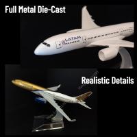 Modelo De Avión Boeing Airbus TAM B777 a Escala 1:400 Juguetes Educativos Para Niños Figuras De Aviación Miniatura Metal Para Niños Y Niñas - details 2