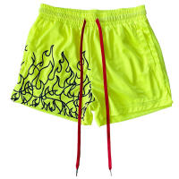 Shorts De Verano Para Hombres 2024 Tres Puntos Alrededor De La Rodilla Deportivos Transpirables Y De Secado Rápido Para Running - details 21