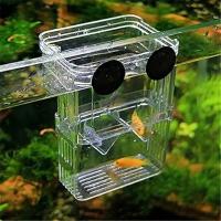 Caja De Cría De Peces Ornamentales Multifuncional Incubador De Peces Y Camarones Doble Caja De Cría De Guppys Betta - details 1