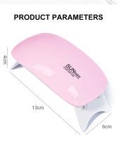 Mini Secador De Uñas 6W Con 6 Lámparas LED UV Para Manicura Portátil Secado Rápido De Polvo De Uñas Con Cable USB Para Uso En Casa - details 7