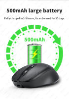 Ratón Inalámbrico Bluetooth Recargable Aieach Ergonómico Silencioso Para Computadora Laptop MacBook Con 4 Botones Y DPI De 2000 - details 14
