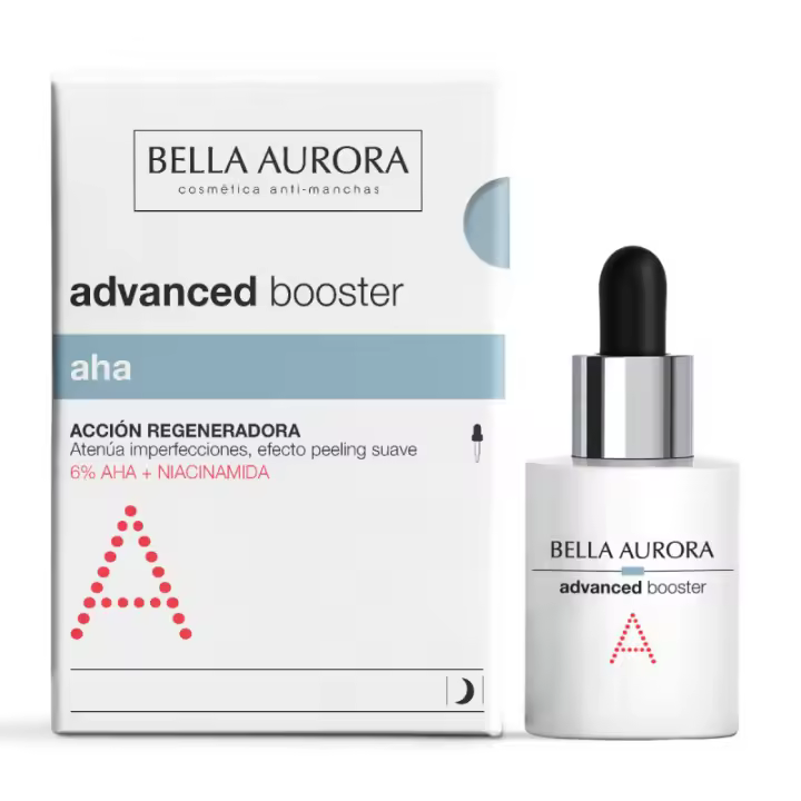 Bella Aurora Advanced Booster AHA. 6% AHA + Niacinamida Accion Regeneradora Atenua imperfecciones, efecto peeling suave 30ml - 1