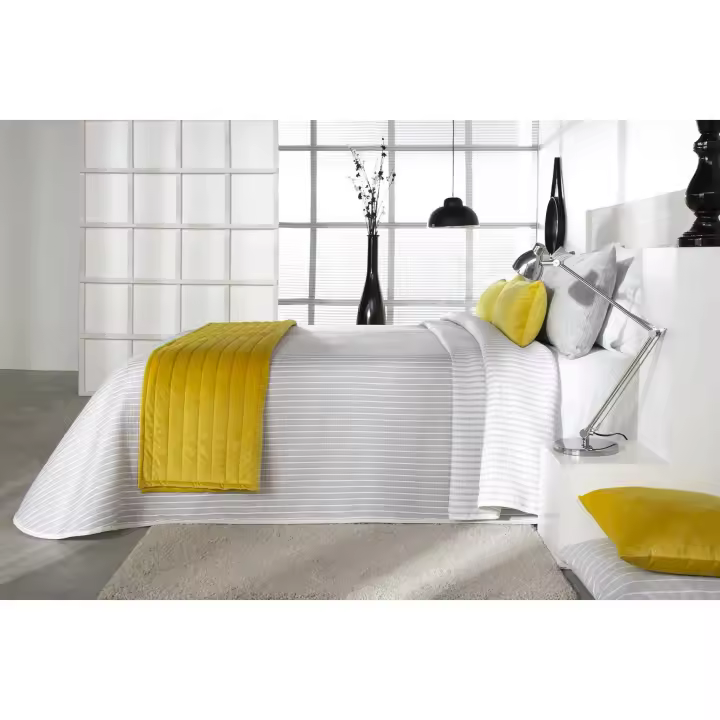 Colcha Reversible Color Gris Loke Reig Marti - 1