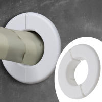 Cubierta De Tubo De Aire Acondicionado 40-80mm Dispositivo De Bloqueo De Agujeros Para Cableado Y Acceso Rosas Cubierta De Protección Para El Hogar - details 5