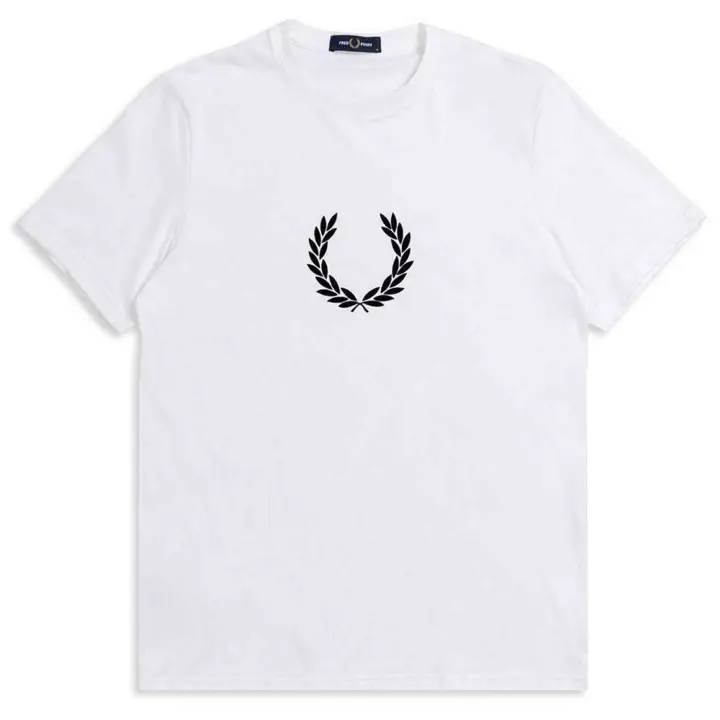 Camiseta de Manga Corta Fred Perry  para hombre en color blanco - 1