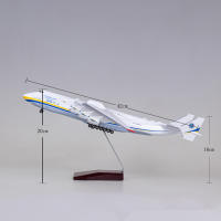 Modelo De Replicado De Avión Antonov AN-225 Mriya En Escala 1/200 42CM Figura De Colección De Plástico Resina Para Exposición - details 2