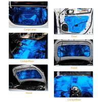 Aluminio Auto Aislante Térmico Y Acústico Espuma Auto Adhesivo Para Capó De Coche Aislante Térmico Y Acústico Pads Para Automóvil - details 1