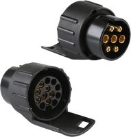 Adaptador de remolque, accesorios universales, adaptador de remolque impermeable de 7 Pines a 13 Pines compatible con Automóviles y trucks - details 1