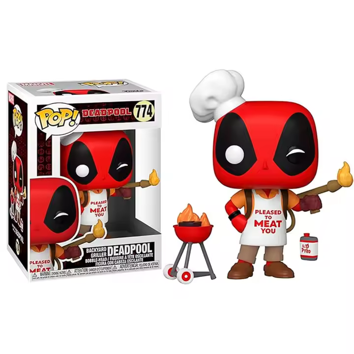 Funko Pop DEadpool  Parrilla parrillero backyard griller  Marvel Funko  786 - 1
