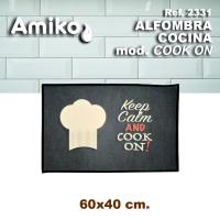 ALFOMBRA DE COCINA AMIKO MODELO COOK ON CON MEDIDA 60X40 CM. - details 0