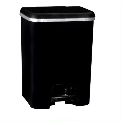 Cubo de Pedal Class Negro 26L Great Plastic - 1