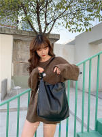 Bolso De Hombro Para Mujer Grande Y Versátil Bolso De Mensajero Suave De Gran Capacidad Bolso De Moda Bolso De Mano Urban Simplicity Negro - details 7