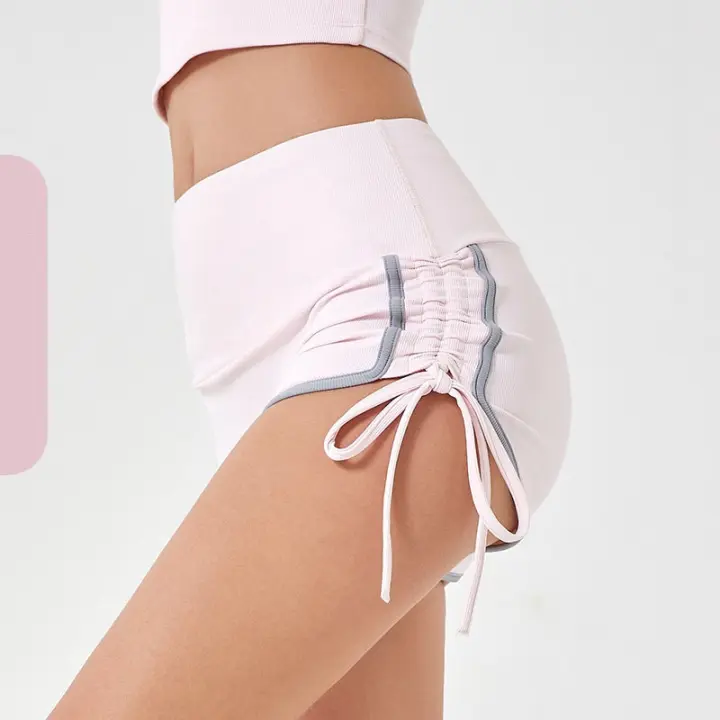 Short Deportivo Mujer con Cordón - Secado rápido, Realce de Glúeos, Yoga y Running - 1
