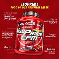 Amix IsoPrime CFM Isolate 1000g – Proteína Aislada de Suero 90% de Alta Pureza con DigeZyme®  AMIX NUTRITION - details 3