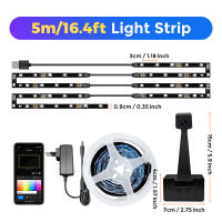RGBIC TV LED Backlights Con Cámara Sincronización TUYA WiFi APP Música Sincronización Juego Ambiente Dormitorio Luz - details 2