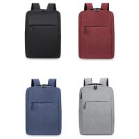 Mochila Versátil De 15.6 Pulgadas De Alta Calidad En Tela Oxford Negro Gris Rojo Azul Mochila De Negocios Para Hombre Y Mujer Bolsa De Computadora Lavable - details 0