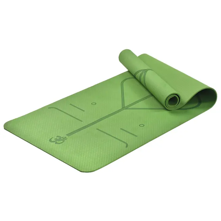 Esterilla Yoga con Correa y Bolsa | Esterilla Yoga Antideslizante | Esterilla Fitness Ideal para Gimnasio U Hogar. Exterilla Pilates 6mm o 10mm - Esterilla para Mujeres y Hombres. - 1