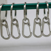 Llavero De Aleación De Zinc Con Hebilla De Calabaza Y Carabiner Llavero Antipérdida Para Coche Y Decoración De Cinturón Paquete De 4/10 - details 3