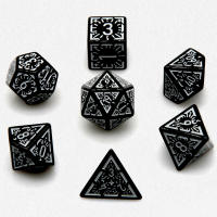 Juego De 7 Dados Poliedros De Metal Para DND Juegos De Rol Familiar Y Club Fiesta D4 D6 D8 D12 D20 Dados Digitales De Metal - details 5